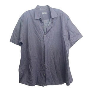 Peter Millar Purple Short Sleeve Button-Down Polo Shirt Size XL
